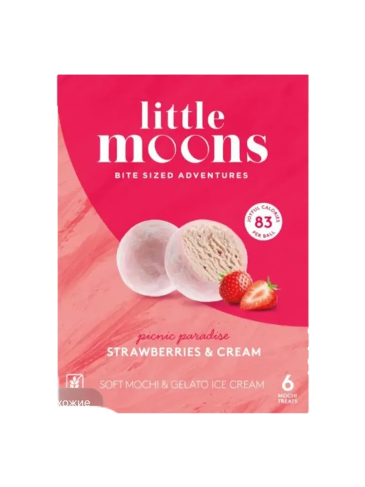 Little moons Моти Мороженое со вкусом Клубники 192гр (6шт)